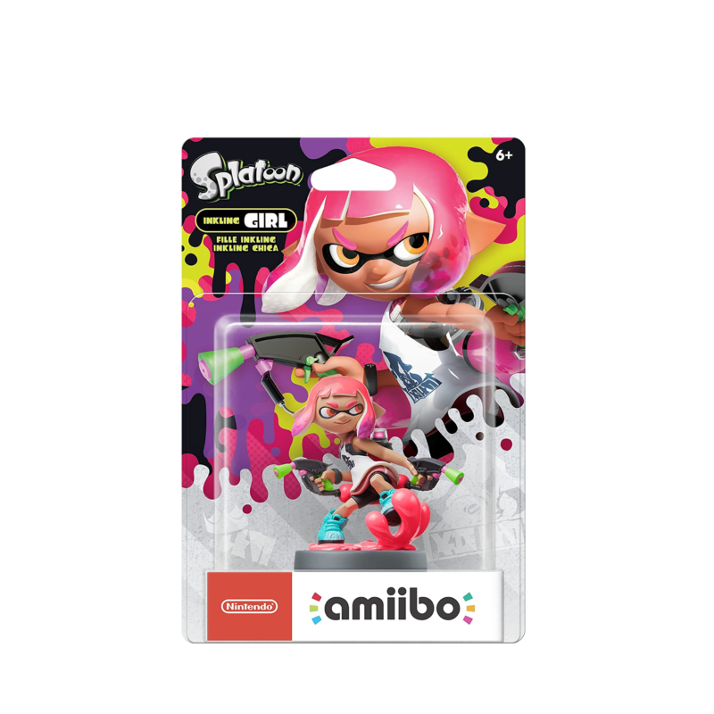 Amiibo Inkling Girl (Neon Pink)