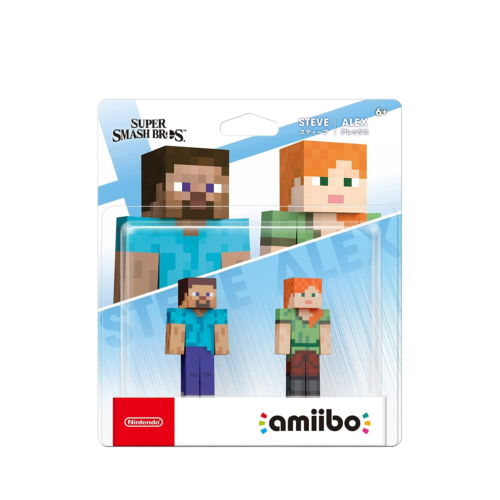 Amiibo Minecraft Steve & Alex