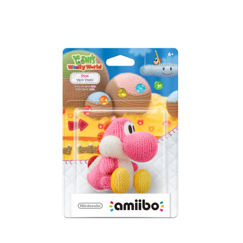Amiibo Pink Yarn Yoshi