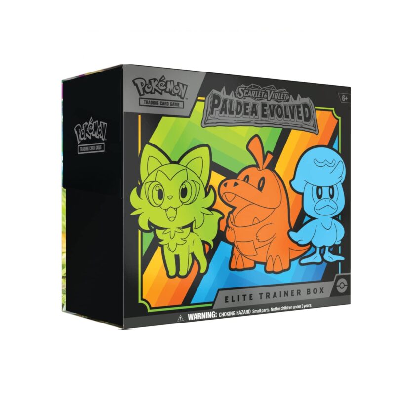 Cartas de Pokémon Elite Trainer Box Paldea Evolved