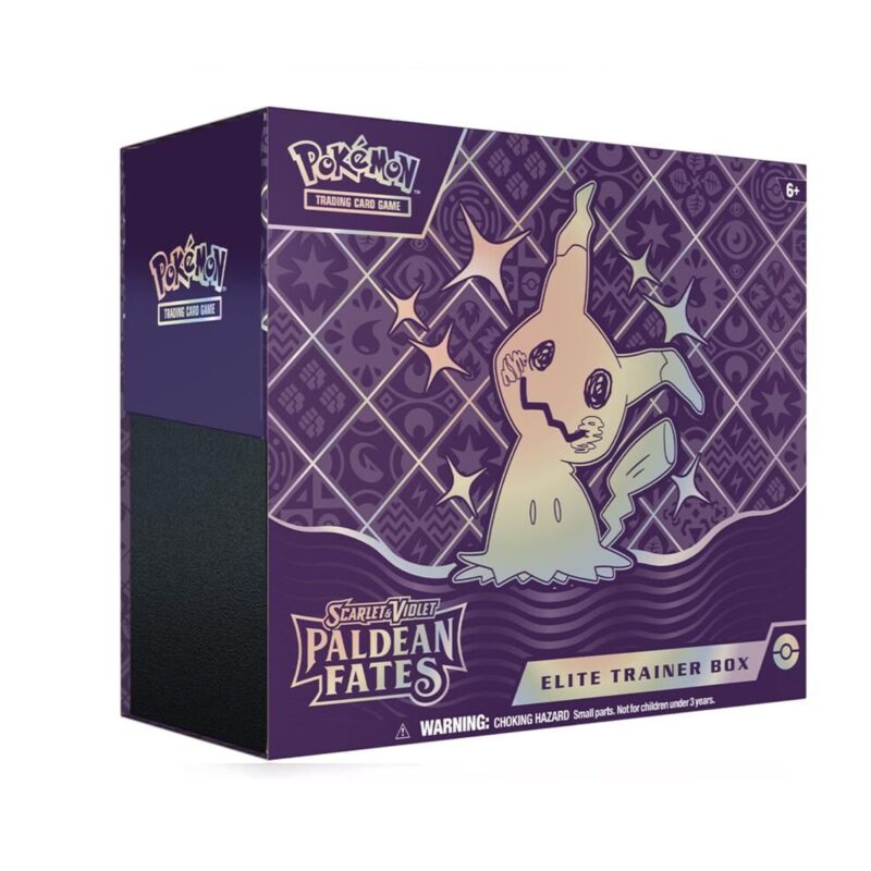 Cartas de Pokémon Elite Trainer Box Paldean Fates
