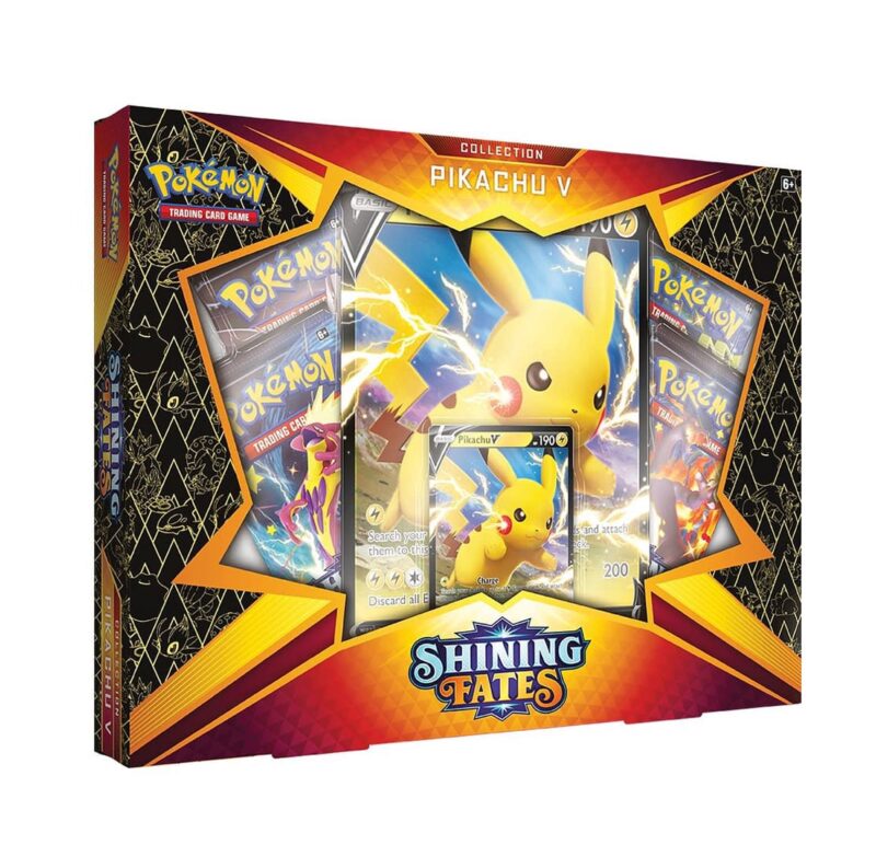 Cartas de Pokémon Shinning Fates Pikachu V
