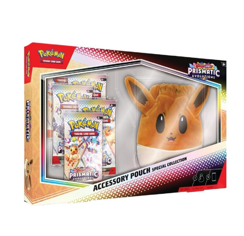 Cartas de Pokémon Prismatic Evolution Accessory Pouch